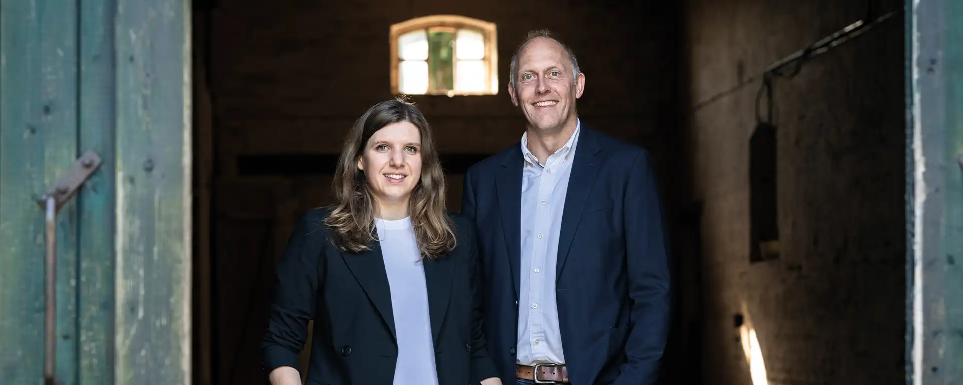 Yvonne Mrochen und Ulf Schomacker von der wetreu Heinrich Brandes KG